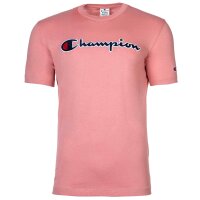 Champion Herren T-Shirt -  CML Champion Logo, Rundhals, Baumwolle, einfarbig Rosa L