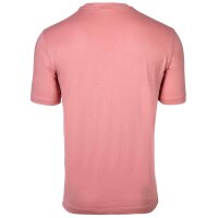 Champion Men T-Shirt - CML Champion Logo, Round Neck, Cotton, Solid Color Pink L (Large)