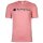 Champion Men T-Shirt - CML Champion Logo, Round Neck, Cotton, Solid Color Pink L (Large)