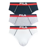 FILA Herren Slip, 3er Pack - Briefs, Logobund, Urban,...