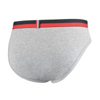 FILA Herren Slip, 3er Pack - Briefs, Logobund, Urban, Cotton Stretch, einfarbig Marine/Grau/Weiß XL