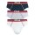 FILA Herren Slip, 3er Pack - Briefs, Logobund, Urban, Cotton Stretch, einfarbig Marine/Grau/Weiß XL