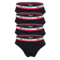 FILA Herren Slip, 4er Pack - Briefs, Logobund, Cotton...
