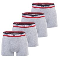 FILA Herren Boxer Shorts, 4er Pack - Logobund, Cotton...