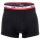 FILA Herren Boxer Shorts, 4er Pack - Logobund, Cotton Stretch, einfarbig Schwarz M