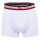 FILA Herren Boxer Shorts, 4er Pack - Logobund, Cotton Stretch, einfarbig Schwarz/Weiß/Grau/Blau XL