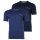 EMPORIO ARMANI Mens T-shirt, 2-pack - Short Sleeve, Round Neck, Stretch Cotton