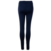 Champion Damen Leggings - Crop Leggings, High waist, lang, Logo, einfarbig Blau XS