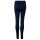 Champion Damen Leggings - Crop Leggings, High waist, lang, Logo, einfarbig Blau XS