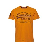 Superdry Herren T-Shirt - VINTAGE VL CLASSIC TEE, Logo, Rundhals, einfarbig