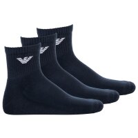 EMPORIO ARMANI mens socks, 3-pack - Sporty Short Socks,...