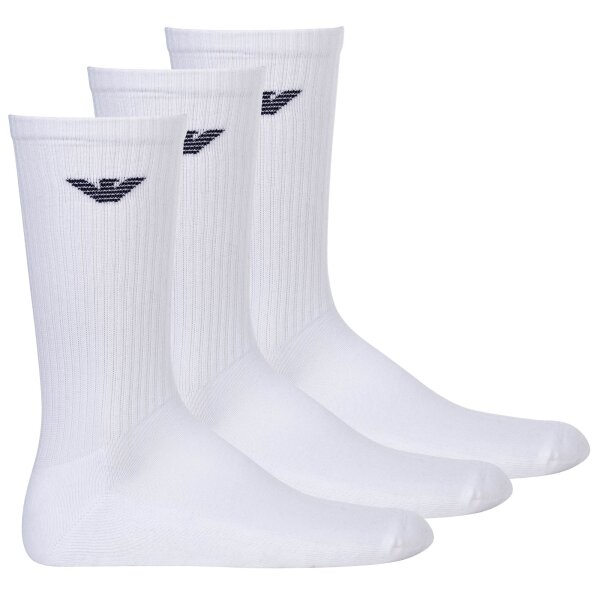EMPORIO ARMANI Herren Socken, 3er Pack - Sporty Medium Socks, Sportsocken, One Size