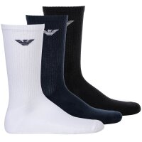 EMPORIO ARMANI Herren Socken, 3er Pack - Sporty Medium Socks, Sportsocken, One Size