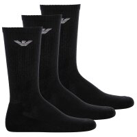 EMPORIO ARMANI Mens Socks, 3 Pack - Sporty Medium Socks, Sports Socks, One Size