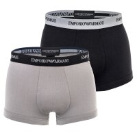 EMPORIO ARMANI Mens Boxer Shorts, 2 Pack - Trunks, Underwear, Stretch Cotton