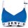 DKNY Damen Bustier  - Bra, Triangel BH, Logo, einfarbig Blau S