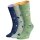 Von Jungfeld 3-pack Men Socks - Motive Socks, Gift Box, mixed Colours