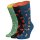 Von Jungfeld 3er Pack Herren Socken - Motivsocken, Geschenkbox, gemischte Farben