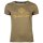 GANT Damen T-Shirt - D1 Color Lock Up T-Shirt, Rundhals, kurzarm, Baumwolle, Print, einfarbig Khaki XS
