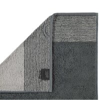 CAWÖ Handtuch - Luxury Home, C Two-Tone, Walkfrottier Schiefer 50x100cm