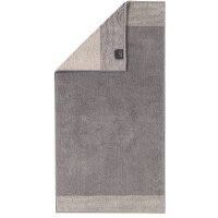 CAWÖ Duschtuch - Luxury Home, C Two-Tone, Walkfrottier Graphit 80x150cm