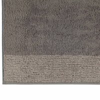 CAWÖ Duschtuch - Luxury Home, C Two-Tone, Walkfrottier Graphit 80x150cm