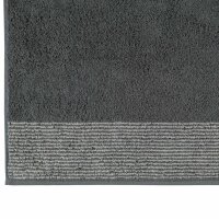 CAWÖ Duschtuch - Luxury Home, C Two-Tone, Walkfrottier Schiefer 80x150cm