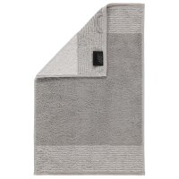 CAWÖ Gästetuch - Luxury Home, C Two-Tone, Walkfrottier Platin 30x50cm
