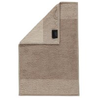 CAWÖ Gästetuch - Luxury Home, C Two-Tone, Walkfrottier Sand 30x50cm