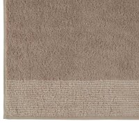 CAWÖ Gästetuch - Luxury Home, C Two-Tone, Walkfrottier Sand 30x50cm