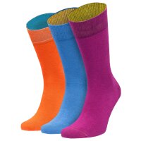 Von Jungfeld Damen Socken, 3er Pack - Geschenkbox, gemischte Farben