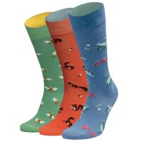 Von Jungfeld 3-pack Woman Socks, Gift Box, mixed Colours
