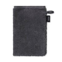 JOOP! Washcloth, pack of 3 - Wash glove, doubleface, terry towelling Dark Grey 16x22cm