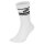 NIKE Unisex 3-Pack Sports Socks - Everyday Essential Stripe, uni White/Black 42-46 (UK 8-11)