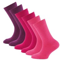 ewers Childrens Unisex Socks, 6-Pack - Basic, Cotton, solid color