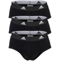 adidas Herren Slip, 3er Pack - Briefs, Active Flex Cotton, Logo, einfarbig