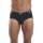 adidas Herren Slip, 3er Pack - Briefs, Active Flex Cotton, Logo, einfarbig Schwarz S