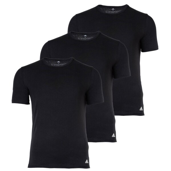 adidas Herren T-Shirt, 3er Pack - Active Core Cotton, Rundhals, Crew Neck, uni