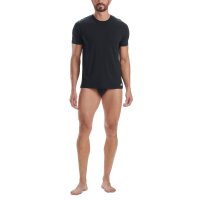 adidas Herren T-Shirt, 3er Pack - Active Core Cotton, Rundhals, Crew Neck, uni Schwarz S