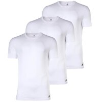 adidas Herren T-Shirt, 3er Pack - Active Core Cotton, Rundhals, Crew Neck, uni Weiß 2XL