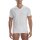 adidas Herren T-Shirt, 3er Pack - Active Core Cotton, V-Ausschnitt, uni Weiß S