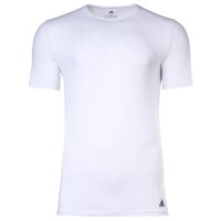 adidas Herren T-Shirt, 2er Pack - Active Flex Cotton, Rundhals, Crew Neck, uni Weiß 2XL