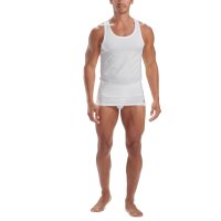 adidas Herren Tank Top, 2er Pack - Active Flex Cotton, Unterhemd, ärmellos, uni Weiß S