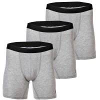 adidas Herren Boxershorts, 3er Pack - Boxer Briefs, Active Flex Cotton, Logo, 3 Streifen