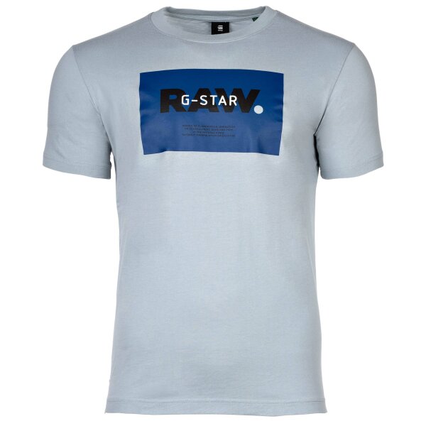 G-STAR RAW Mens T-shirt - Raw. hd r t, Round Neck, Logo, Organic Cotton, solid color