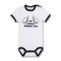 Sanetta Baby Body Short sleeve romper with print "So...