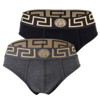 VERSACE Herren Slip, 2er Pack - TOPEKA, Baumwolle, einfarbig