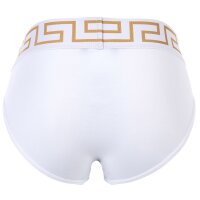 VERSACE Mens Briefs, 3-Pack - TOPEKA, cotton, solid color White M (Medium)