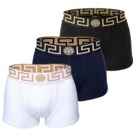 VERSACE Mens Boxer Shorts, 3-Pack - TOPEKA, Cotton, solid...