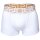 VERSACE Herren Trunks, 3er Pack - TOPEKA, Baumwolle, einfarbig Weiß S